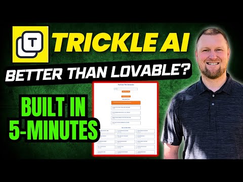 This NEW AI Tool CRUSHES Lovable For App Building (Trickle AI Review)
